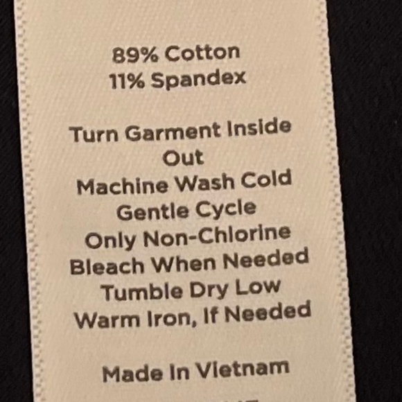 Talbots T by Talbots Black Everyday Stretch Straight Ankle Pants Sz 1X - Picture 4 of 4